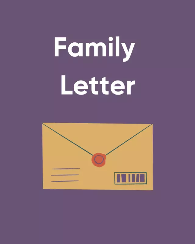 Family Letter Template Image 